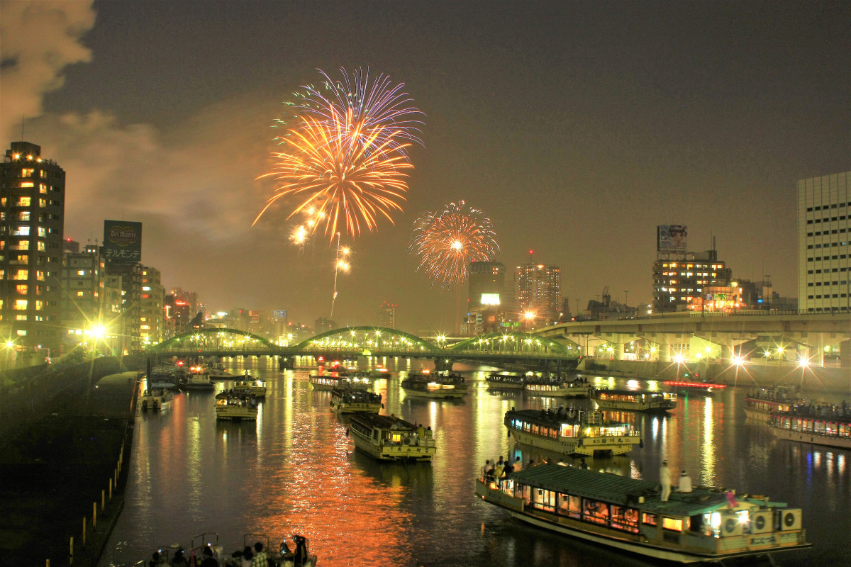 Sumida River Fireworks Festival 02