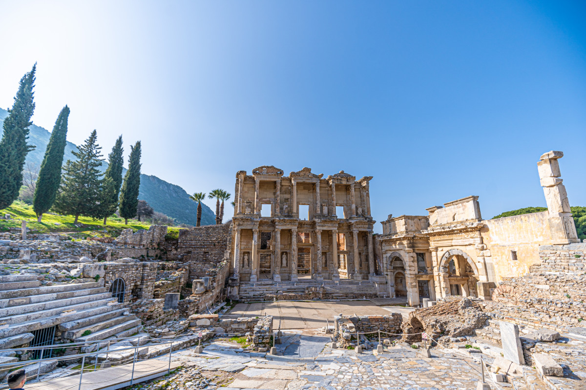 u0130zmir Ephesus Ancient City  Celcus Library 1